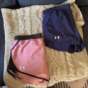 Under Armour shorts bundle - navy and pink